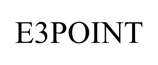 Trademark Logo E3POINT