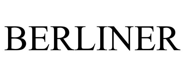 Trademark Logo BERLINER