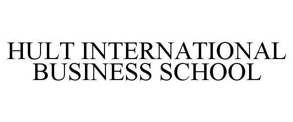 Trademark Logo HULT INTERNATIONAL BUSINESS SCHOOL