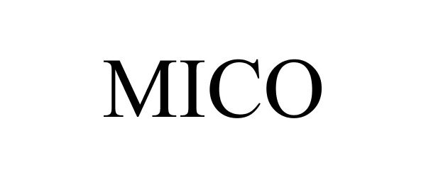 Trademark Logo MICO