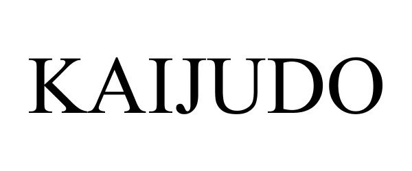 Trademark Logo KAIJUDO