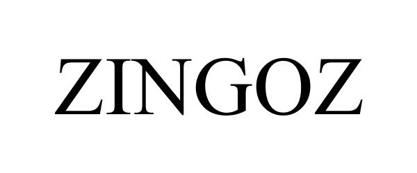 Trademark Logo ZINGOZ