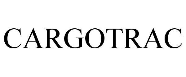 Trademark Logo CARGOTRAC