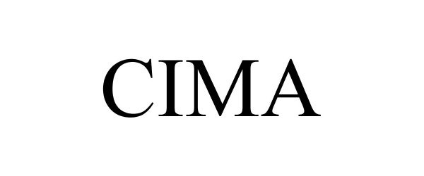 Trademark Logo CIMA