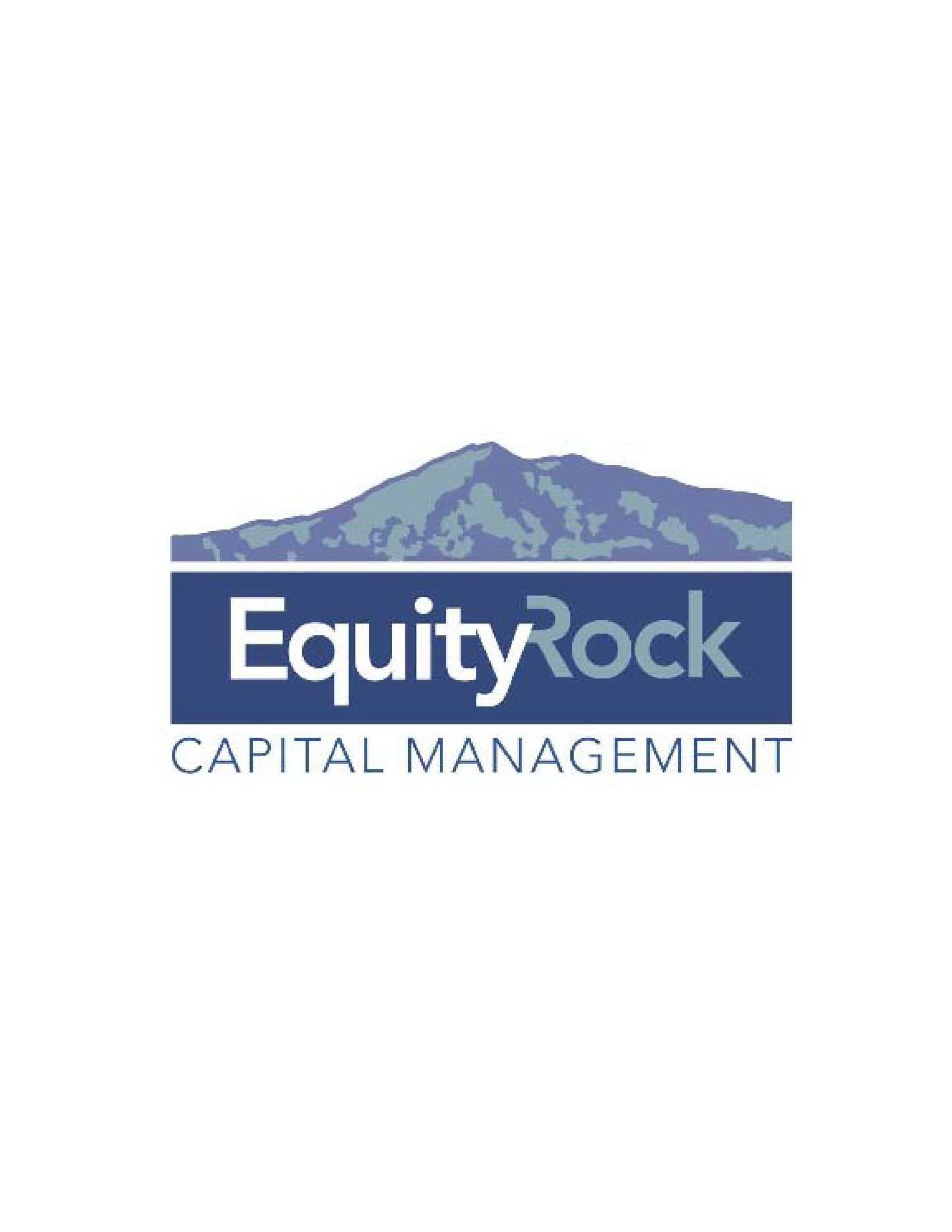  EQUITY ROCK CAPITAL MANAGEMENT