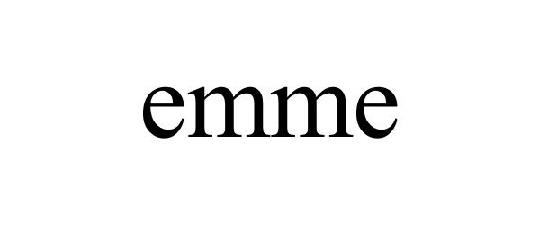 Trademark Logo EMME