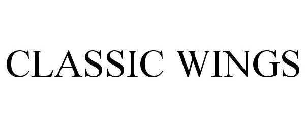 Trademark Logo CLASSIC WINGS