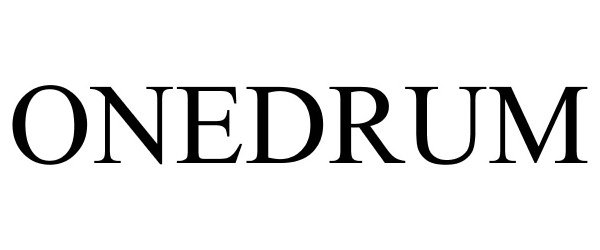 Trademark Logo ONEDRUM
