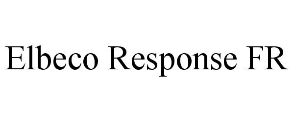 Trademark Logo ELBECO RESPONSE FR
