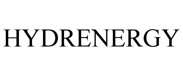 Trademark Logo HYDRENERGY