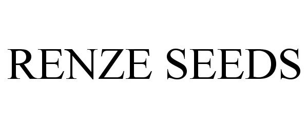  RENZE SEEDS