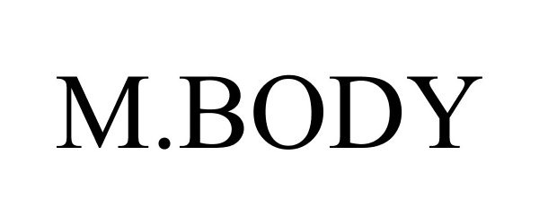 Trademark Logo M.BODY