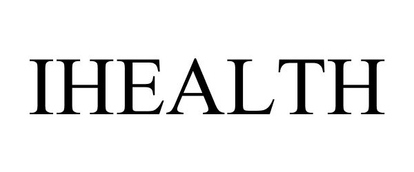 Trademark Logo IHEALTH