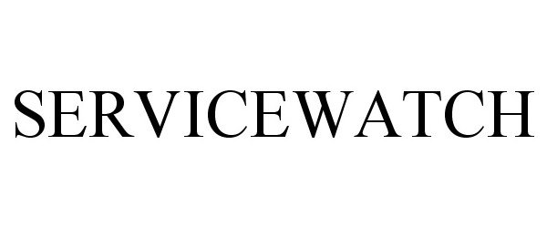 Trademark Logo SERVICEWATCH