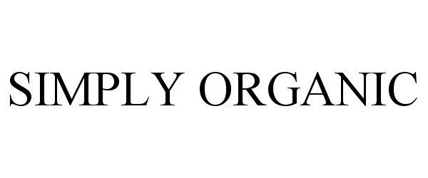 Trademark Logo SIMPLY ORGANIC