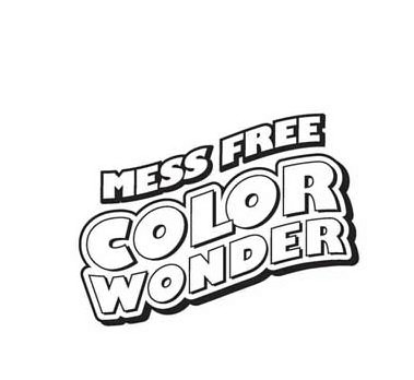 Trademark Logo MESS FREE COLOR WONDER