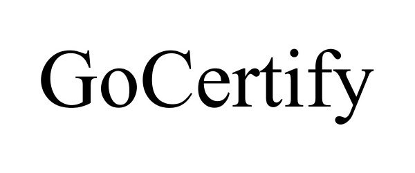 Trademark Logo GOCERTIFY