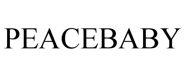 Trademark Logo PEACEBABY