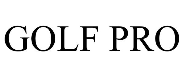 Trademark Logo GOLF PRO