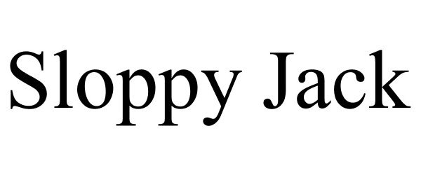 Trademark Logo SLOPPY JACK