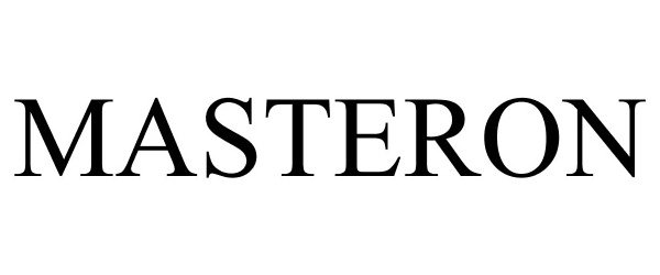 Trademark Logo MASTERON