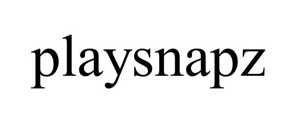 Trademark Logo PLAYSNAPZ