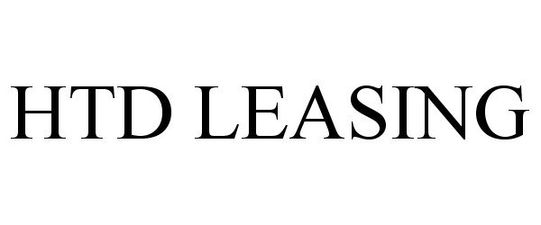 Trademark Logo HTD LEASING