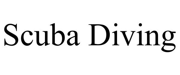 Trademark Logo SCUBA DIVING