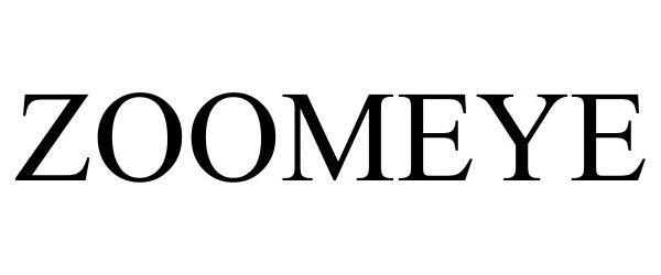 Trademark Logo ZOOMEYE