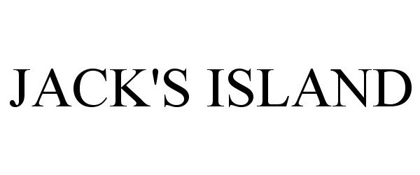 Trademark Logo JACK'S ISLAND