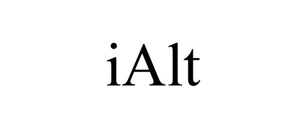 Trademark Logo IALT