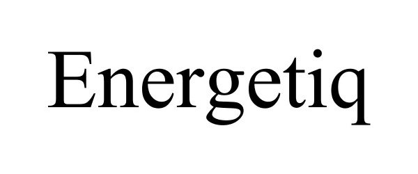 Trademark Logo ENERGETIQ