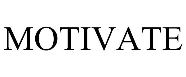 Trademark Logo MOTIVATE