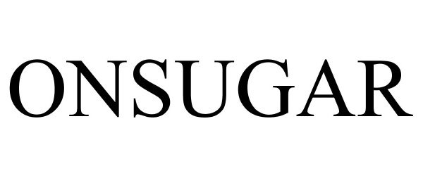 Trademark Logo ONSUGAR