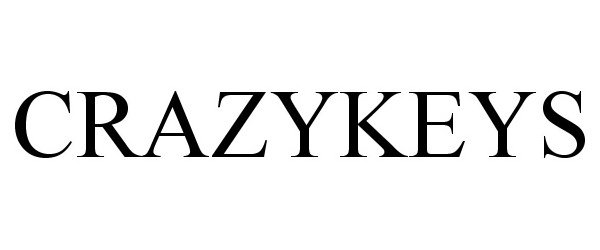 Trademark Logo CRAZYKEYS