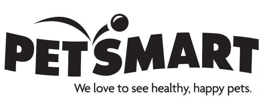 Trademark Logo PETSMART WE LOVE TO SEE HEALTHY, HAPPY PETS