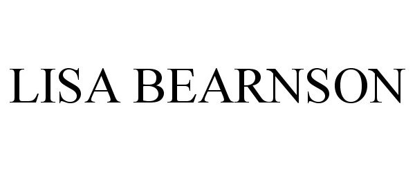 Trademark Logo LISA BEARNSON