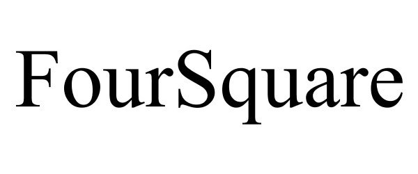 Trademark Logo FOURSQUARE