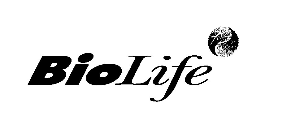 Trademark Logo BIOLIFE