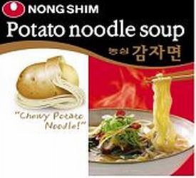 Trademark Logo NONG SHIM POTATO NOODLE SOUP "CHEWY POTATO NOODLE!"