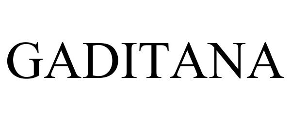 Trademark Logo GADITANA