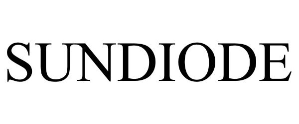 Trademark Logo SUNDIODE