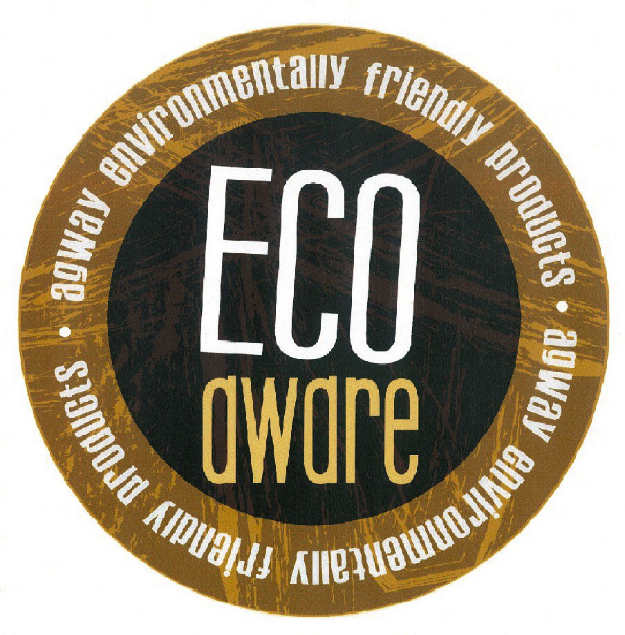 Trademark Logo ECO AWARE AGWAY ENVIRONMENTALLY FRIENDLY PRODUCTS