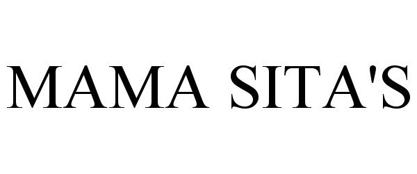 Trademark Logo MAMA SITA'S