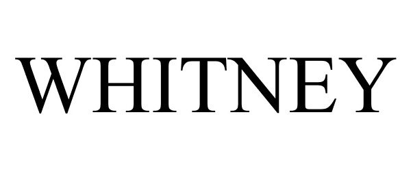 Trademark Logo WHITNEY