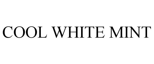 Trademark Logo COOL WHITE MINT