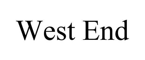 Trademark Logo WEST END