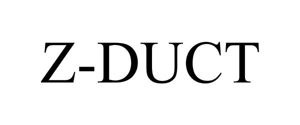 Trademark Logo Z-DUCT