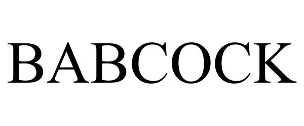 Trademark Logo BABCOCK