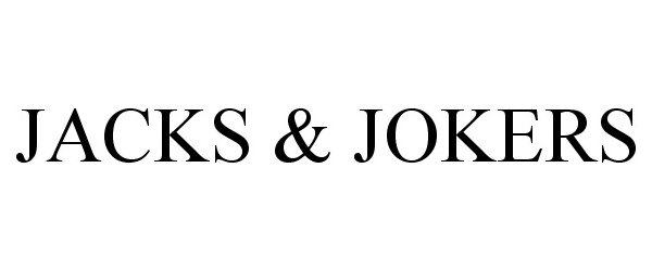  JACKS &amp; JOKERS
